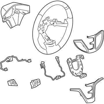 GM 25896557 Steering Wheel