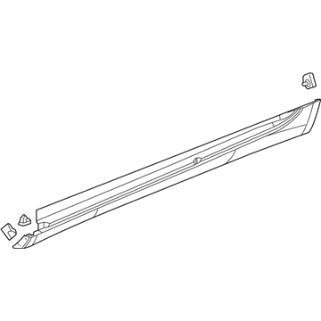 GM 84077218 Molding Assembly, Rocker Panel *Service Primer