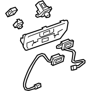 GM 84966931 Handle Assembly, Pubx E/Gate Lat