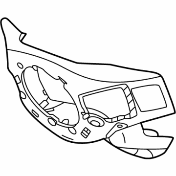 GM 87840628 SHROUD ASM-STRG WHL *JET BLACK