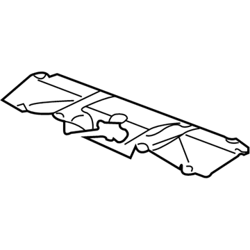 GM 10393912 Baffle, Radiator Air Upper