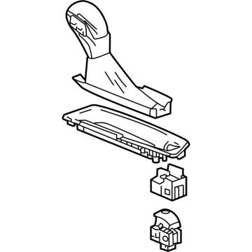 GM 60002884 Knob Assembly, A/Trns Cont Lvr *Jet Black