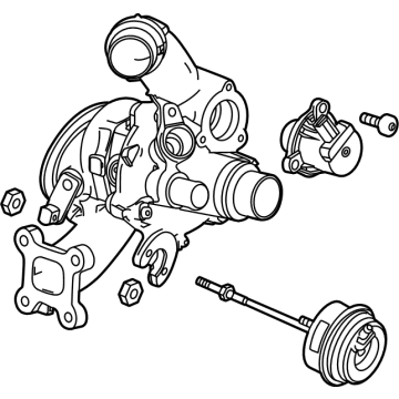 GM 25205781 TURBOCHARGER ASM-CMPR AIR INT