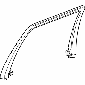 GM 84225775 Molding Assembly, Rear S/D Wdo Garn