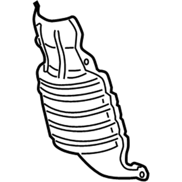 GM 12581990 Shield, Catalytic Converter Insulator Heat