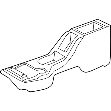 1996 GMC Sonoma Center Console Base - 15722314