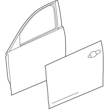 GM 84862360 Door Assembly, Front Si