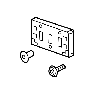 GM 42487081 Bracket, Front Lic Plt