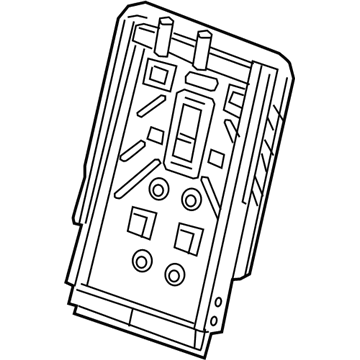 GM 13517762 Frame Assembly, Rear Seat Back (40%)