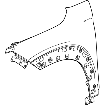 GM 42733029 Fender, Front