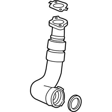 GM 84091757 Tube Assembly, Charging Air Cooler Inlet Air