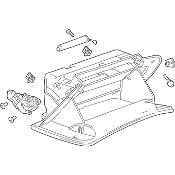 GM 84598075 Compartment Assembly, I/P *Black