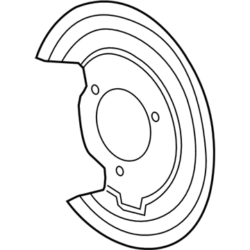 GM 84306632 Shield, Rear Brake