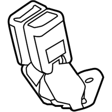 GM 19366929 Rear Seat Belt Kit (Buckle Side) *Shale