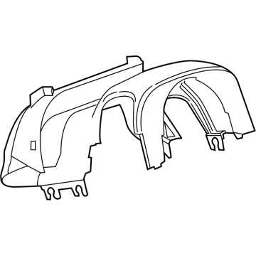 GM 84748144 Cover Assembly, I/P Strg Col Upr Tr *Atmosphere