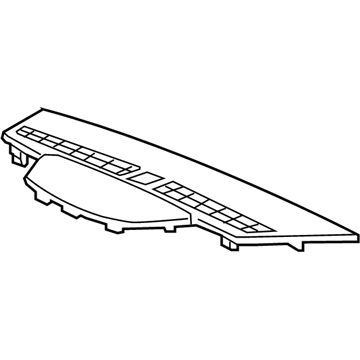 GM 84138166 Extension Assembly, Instrument Panel *Black