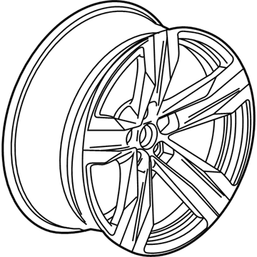 GM 9599037 Wheel Rim,Front