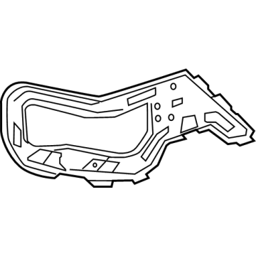 GM 85128851 Bracket, Rear Bpr Imp Bar