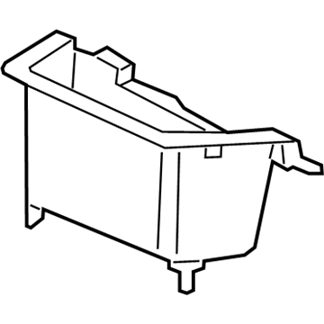 GM 84769004 Compartment, R/Cmpt Flr Stow Si Rr *Dk Titanium