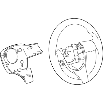 2016 Chevrolet Spark EV Steering Wheel - 95370008