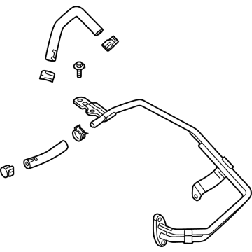 2022 Cadillac CT5 Coolant Pipe - 55508983