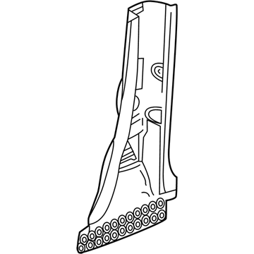 GM 84378223 Reinforcement Assembly, Ctr Plr Otr Pnl