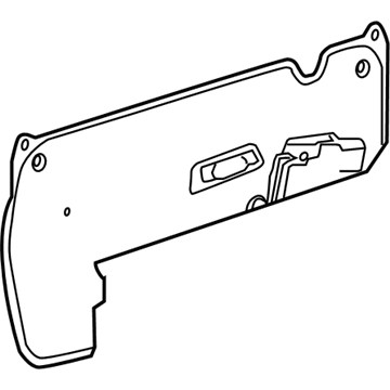 GM 23374486 Deflector Assembly, Front Side Door Water