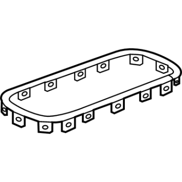 GM 85557942 PLATE-F/FLR CNSL CUP HLDR OPG TR *GALVANO SILVV