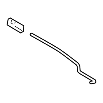 GM 96690096 Rod,Rear Side Door Locking