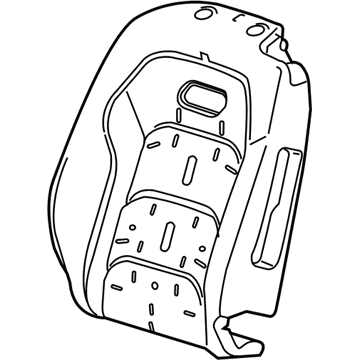 GM 84064389 Pad Assembly, Front Seat Back