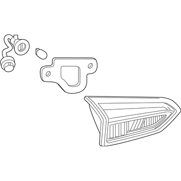 GM 84543163 Lamp Assembly, Rear Clsr Aux Sig