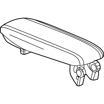 GM 42741440 Armrest Assembly, F/Flr Cnsl *Jet Black