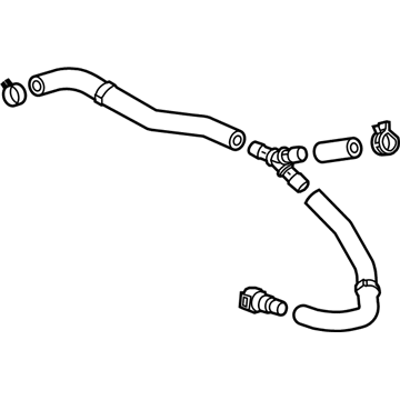 2014 Chevrolet Equinox Brake Booster Vacuum Hose - 22840939