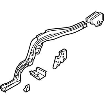 GM 92192032 Rail,Rear Compartment Panel Longitudinal