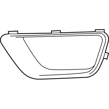 GM 22925739 Molding, Front Bumper Fascia