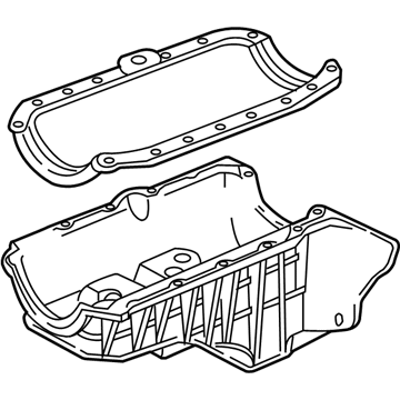 2014 Chevrolet Silverado Oil Pan - 12707239