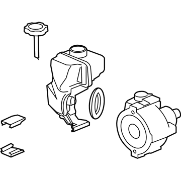 2010 Chevrolet Camaro Power Steering Pump - 19420496