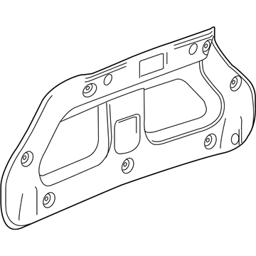 GM 84589449 Trim Assembly, R/Cmpt Lid Inr Pnl *Black