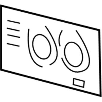 GM 20926659 Label, High Voltage Disconnect