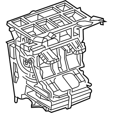 GM 84567422 Case Assembly, Htr & A/C Evpr