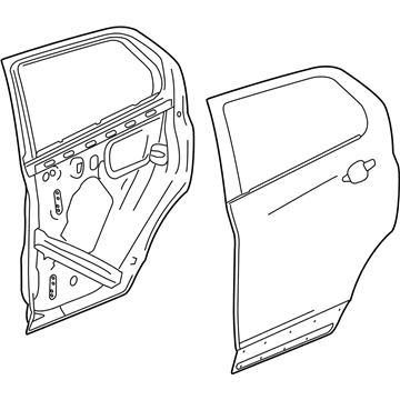 GM 95315638 Door,Rear Side