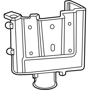 GM 84972318 BRACKET-F/FLR CNSL ACSRY