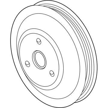 Chevrolet Corvette Water Pump Pulley - 12668424