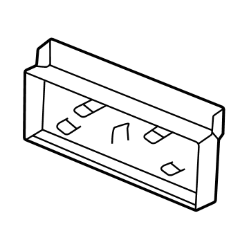 GM 84853380 RAIL-F/FLR CNSL *BLACK