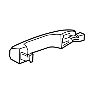 GM 84497297 Handle Assembly, Front S/D O/S *Bright Chromm