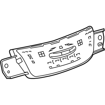 GM 84295779 Heater & Air Conditioner Control Assembly Remote User Interface