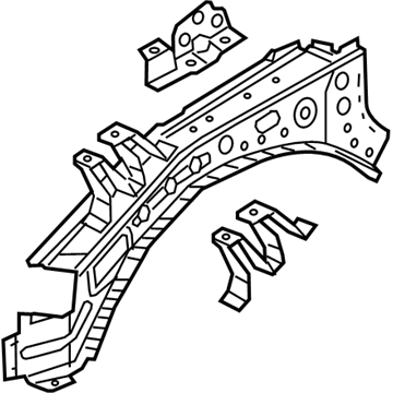 GM 13381155 Brace Assembly, Front Wheelhouse Panel