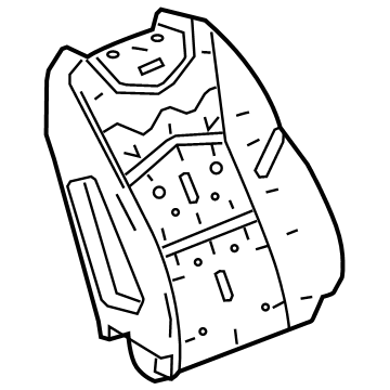 GM 84551402 Pad Assembly, F/Seat Bk