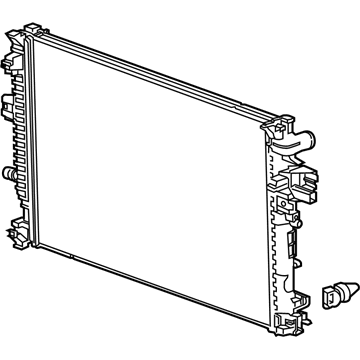 GM 84208066 Engine Radiator Assembly