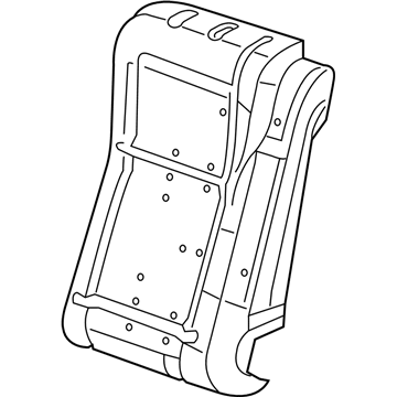 GM 13369690 Pad,Rear Seat Back